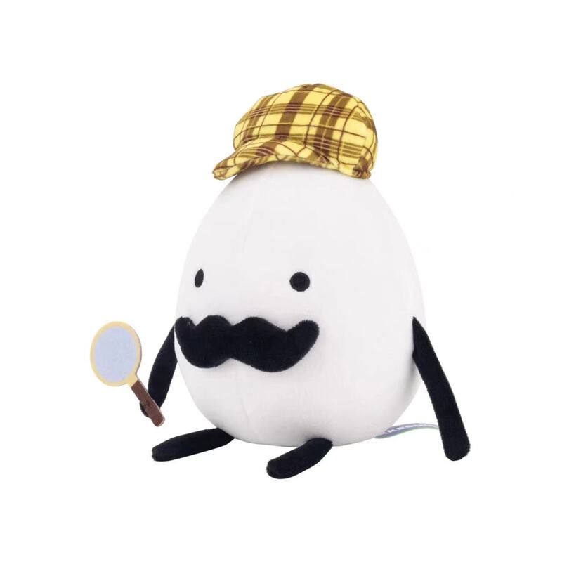 in stock Detective Egg plush detective egg plush toy doll cartoon doll wholesale