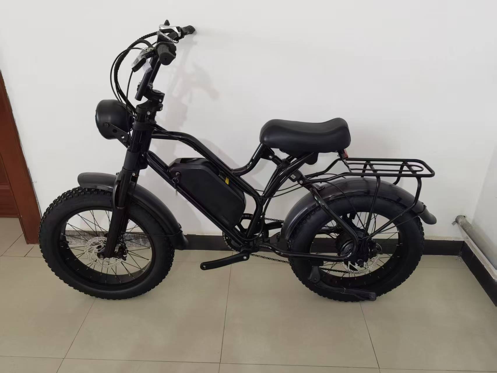 Snow Beach Electric bikes48v fat tire 7 Gear Change Adult Cross - Country Cross - Border mountain bike