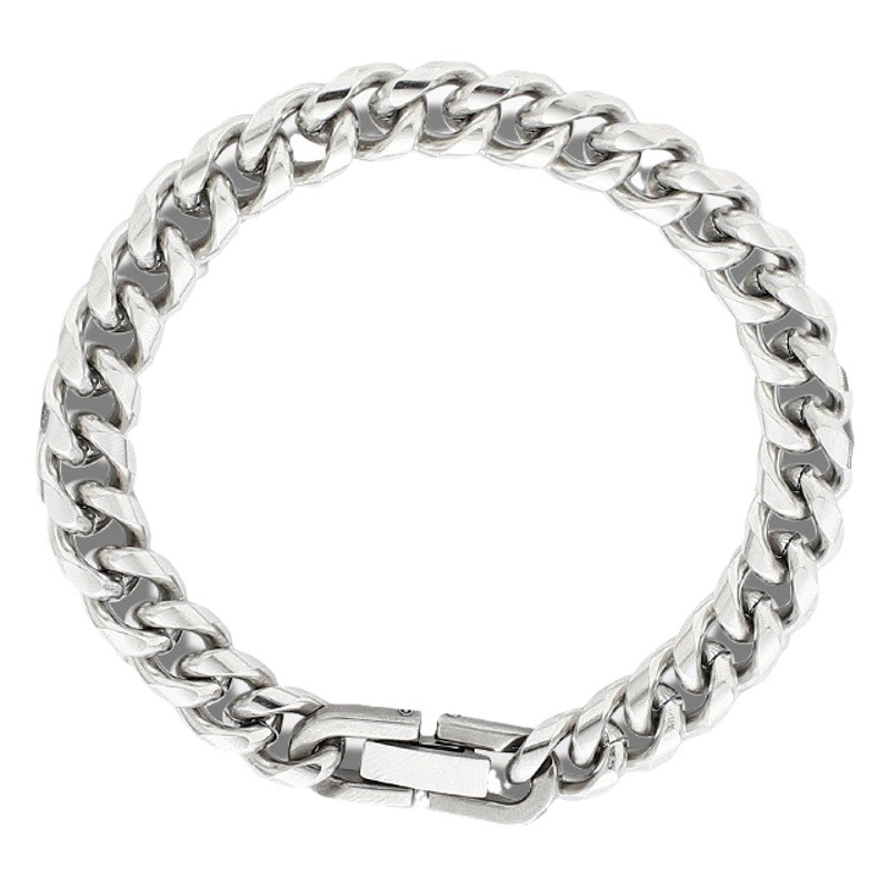 Titanium Steel Bracelet Men's Jewelry Cuba Light Luxury Jewelry ins Niche Design Female Couple Student Fashion Brand Bracelet
