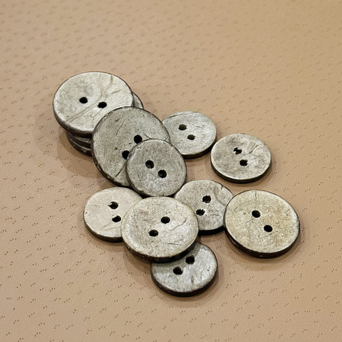 Coconut Shell Button Bowl Shape Button for Children's Sweater Coconut Shell Button Vintage Button