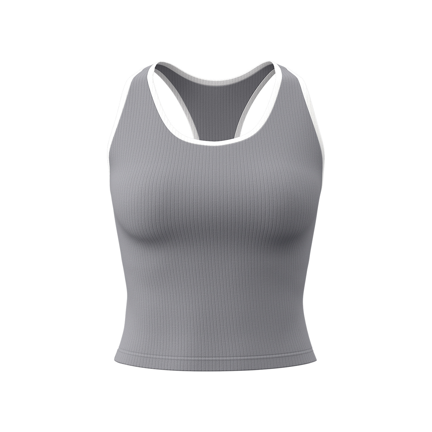 Juyitang nuevo chaleco deportivo acanalado espalda hermosa mujer con almohadilla para el pecho ropa interior de yoga fitness a rayas