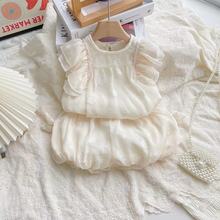 开臣童装儿童套装2024夏季新品韩版洋气女童童套装两件套一件代发