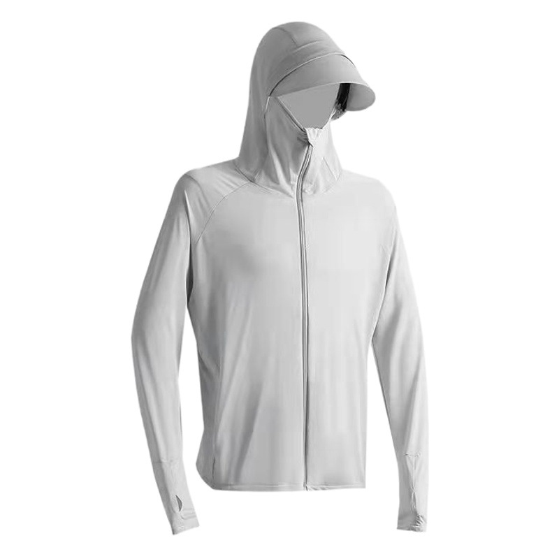 Sunscreen Clothes Men's and Women's Big Brim Removable Sunscreen Clothing UV-resistant Sweater Skin Jacket Summer New