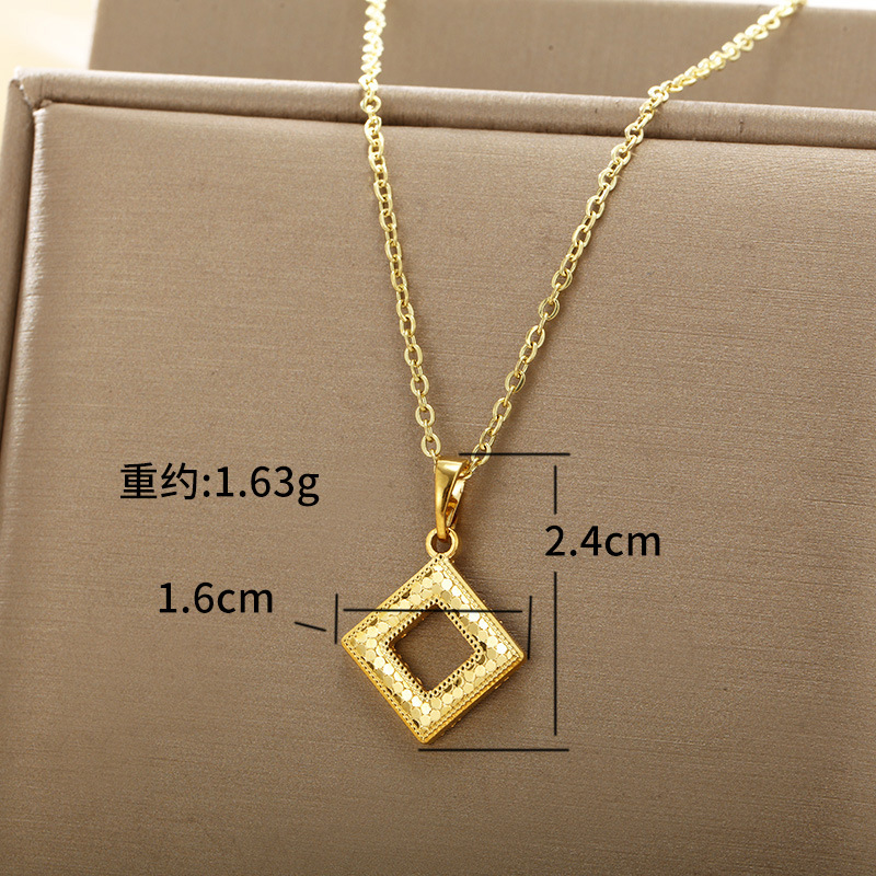 Xupe joyería nueva panal amor corona flor colgante cobre chapado en oro escala de peces superficie moda geométrica colgante creativo