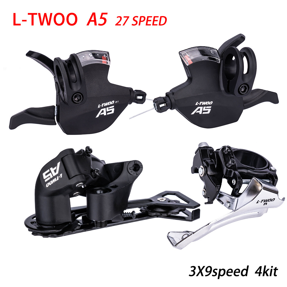 ZTTO27 kit de cambio de velocidad 9-velocidad de bicicleta de montaña dedo dial trasero dial delantero dial de piezas de bicicleta transmisión