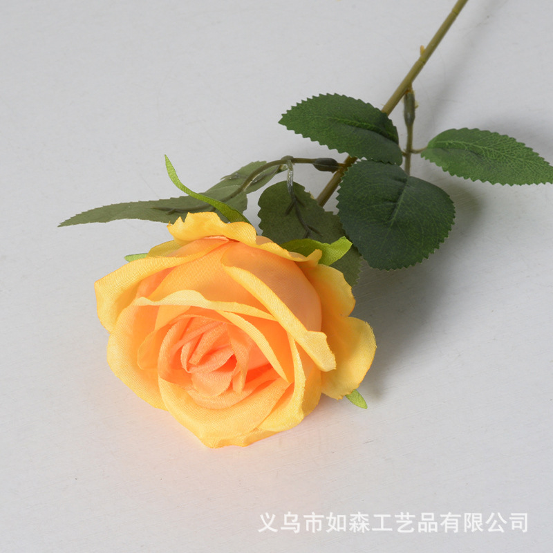 模造ベルベットバラ一本造花人工花ウェディングホームバレンタインデー装飾高級感花束壁|undefined