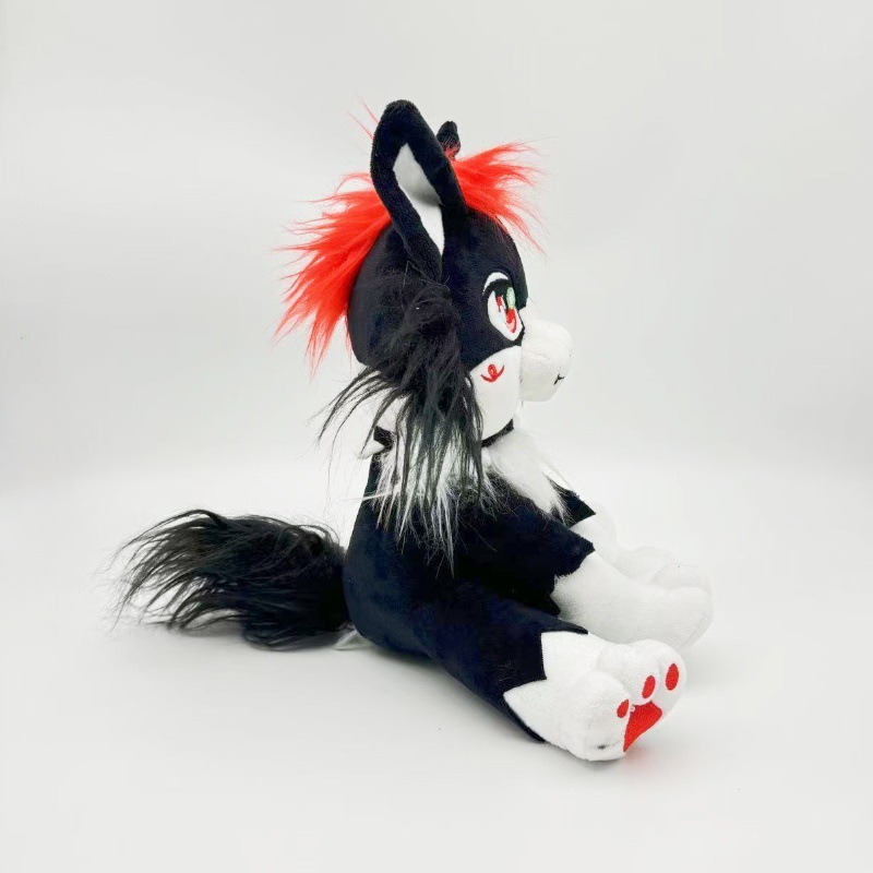 跨境新品big mama eternal plush 毛绒玩具哈士奇狗动物公仔娃娃|undefined