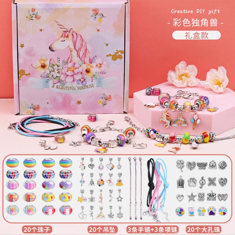 Amazon traje pulsera DIY hecho a mano cristal perlas sueltas Regalo De vacaciones hecho a mano accesorios de joyería al por mayor