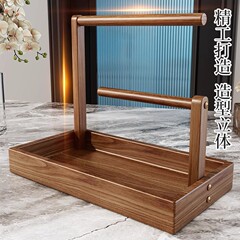首饰架桌面家用饰品手串戒指手饰实木展示架子头绳挂架木质收纳盒