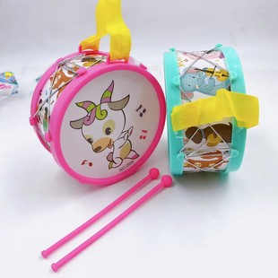 Children's Toys Musical Instruments Band Drums Drums Small Drums Boys and Girls Kindergarten 2 yuan Point Ring Stall Wholesale