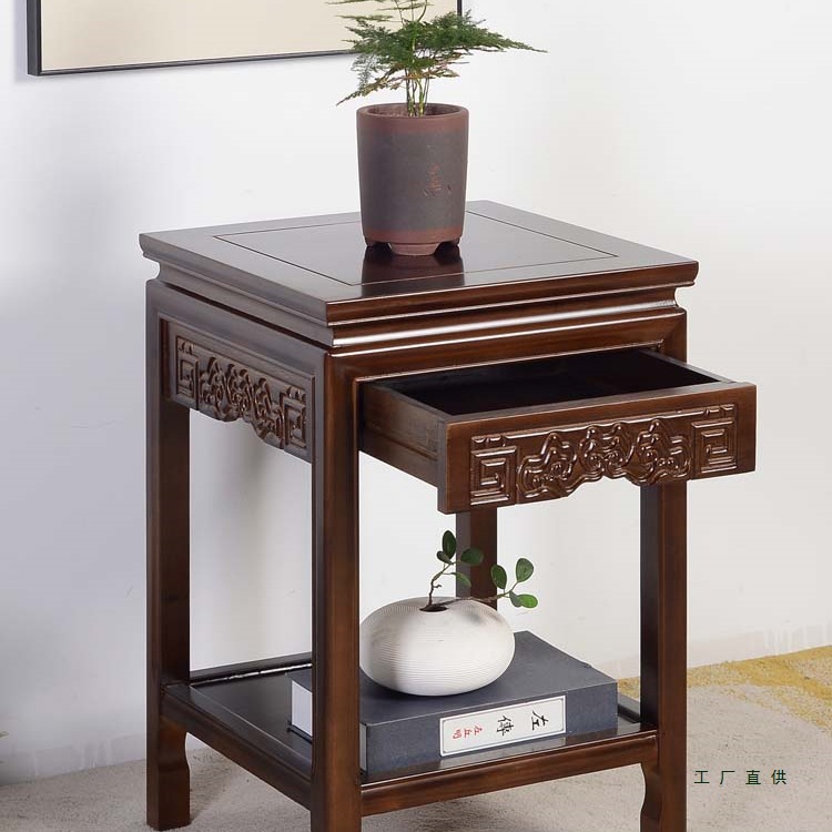 实木边几方几方桌小桌子小茶几角几客厅沙发中式简约阳台住宅家具