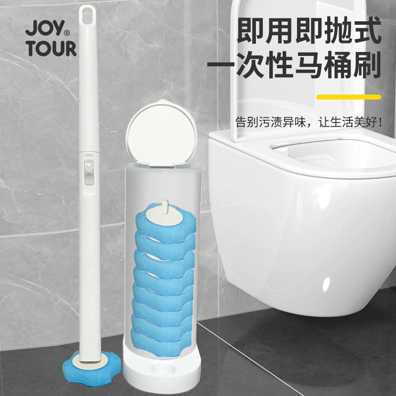 Одноразовая одноразовая ершик для унитаза Бытовая уборка туалета Сменная головка с длинной ручкой одноразовая ершик для унитаза