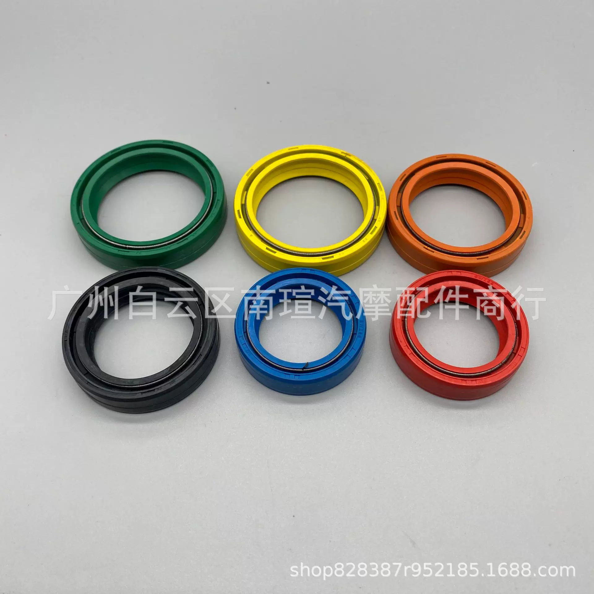 摩托车订制尺寸 彩色丁晴橡胶前减震油封 后减震油封 发动机油封