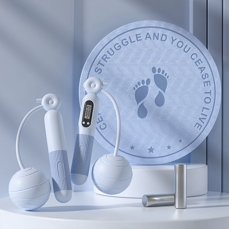 Cuenta cuerda de salto de gravedad bola cuerda de salto de cuerda sin cuerda no estudiantes examen de grasa especial almohadilla acústica fábrica comercio al por mayor