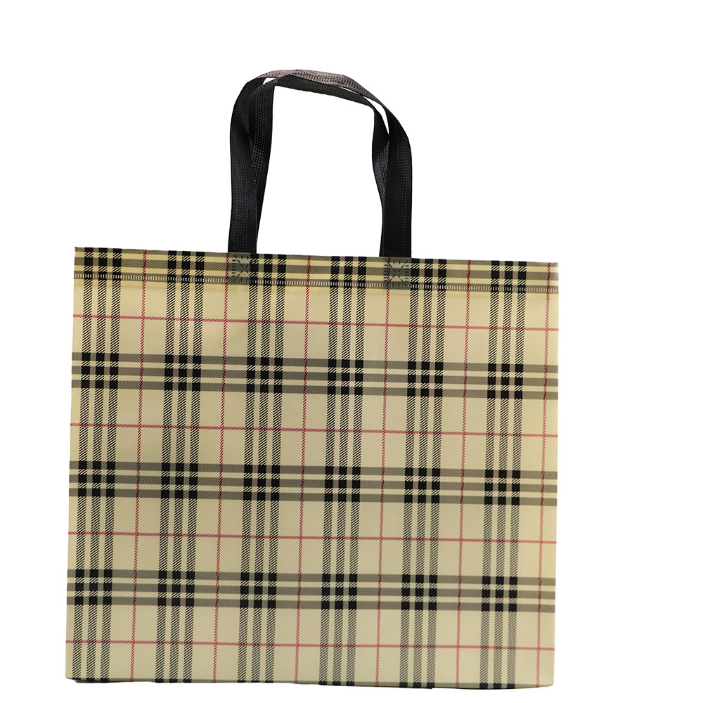 无纺布立体复膜袋机器制造80G不织布手提购物袋环保机压袋厂