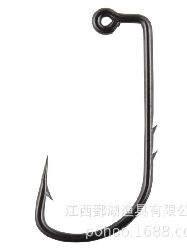 gancho de cabeza de la raíz, gancho desnudo, gancho de lanceta de doble espalda, gancho anti-desprendimiento, bacalao, bacalao, pohu