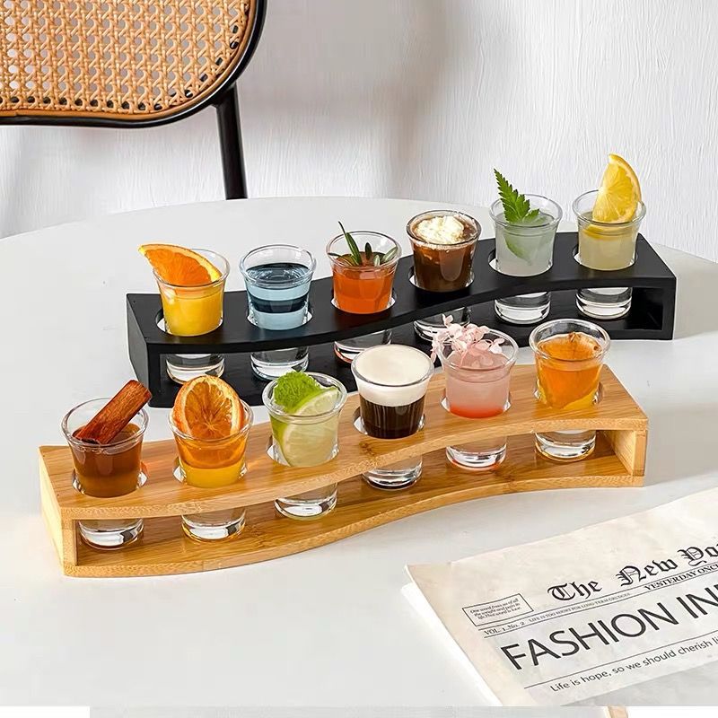 b52子弹杯白酒杯 shot杯杯架一口杯吞杯轰炸机酒吧斗酒鸡尾酒批发