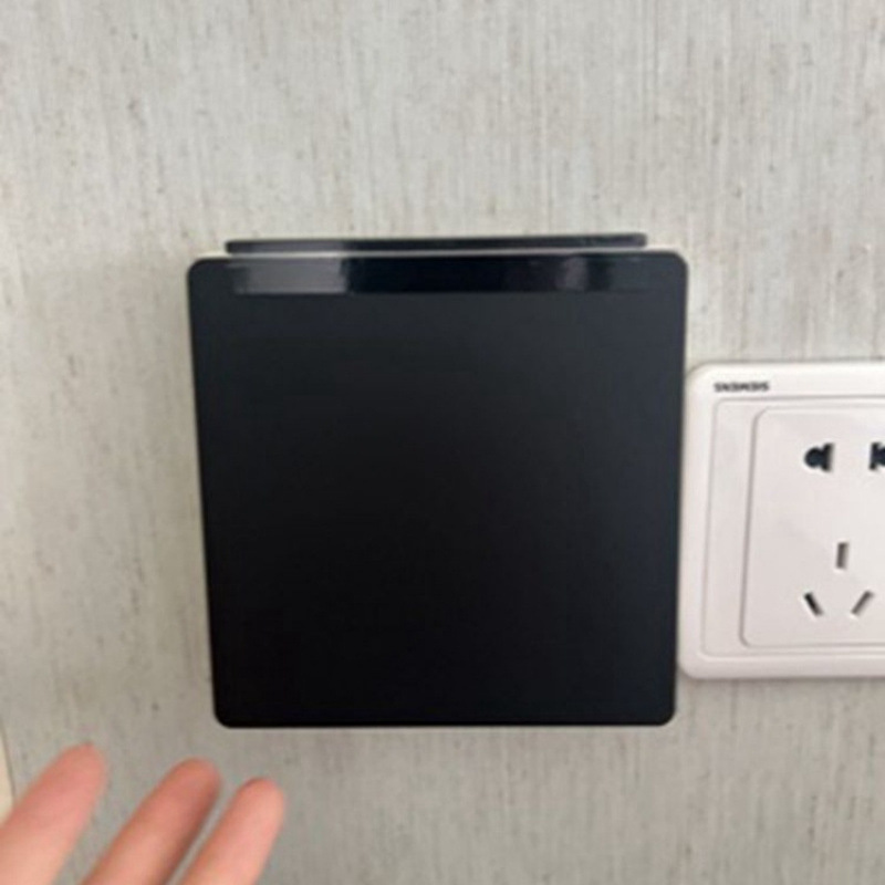 12CM空调面板保护盖免打孔防误触摸开关遮光板防误开误碰