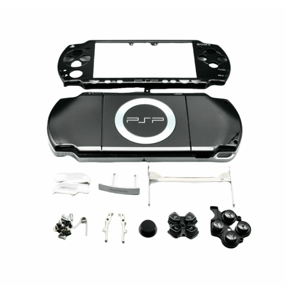 Корпус PSP2000, задняя крышка для портативной консоли PSP2000, комплект полного набора клавиш
