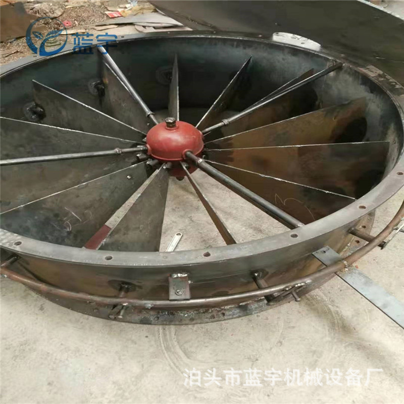 多叶片方风门翻版通风蝶阀气动执行器风阀600型冷风阀气动风门厂