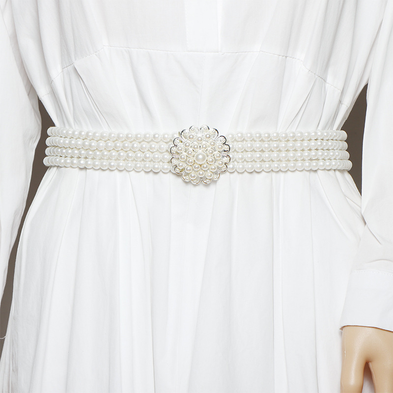 Retro elegant universal chain pearl