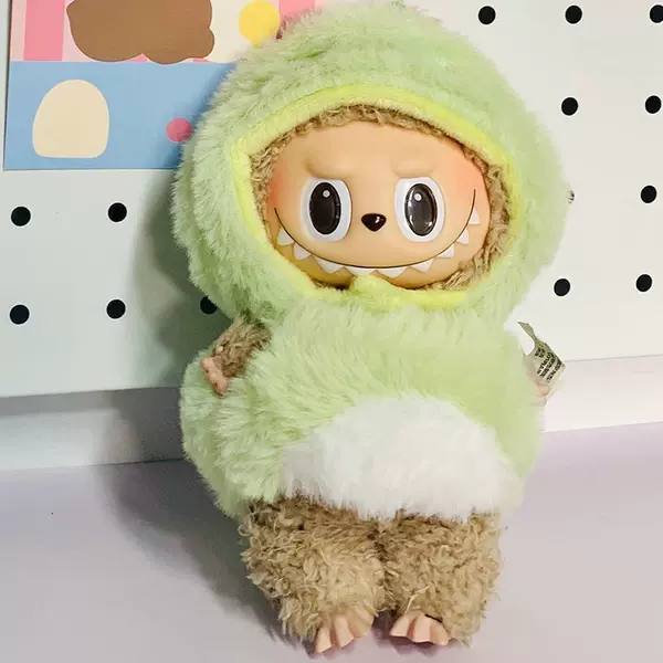 Green baby dinosaur clothes-without any teeth/tail full of cotton filling