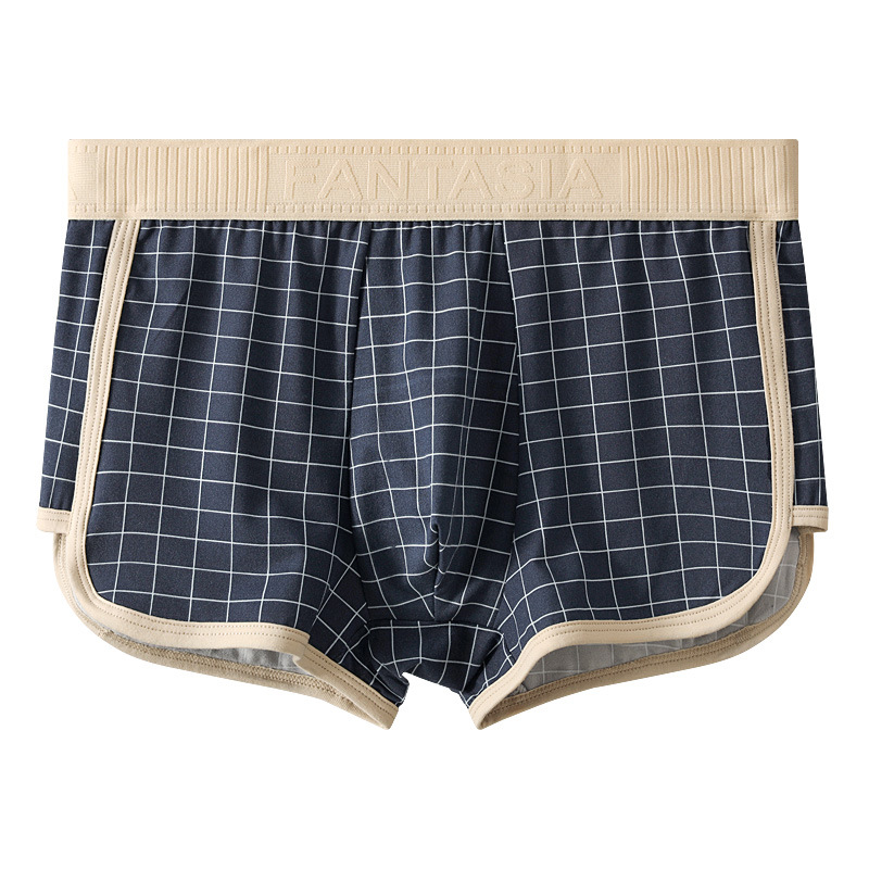 Pantalones de hombre antibacterianas de alta calidad, pantalones deportivos de ángulo plano, pantalones cortos de cuatro ángulos, pantalones de hombre