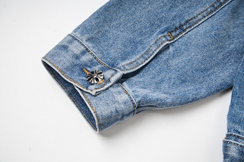 GMABCD Unisex Cross-Detail Denim Jacket – Relaxed Graphic Streetwear Outerwear - detail 20