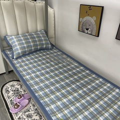 床盖学生宿舍夹棉新款加厚上下铺单人床可机洗防滑四季沙发垫通用