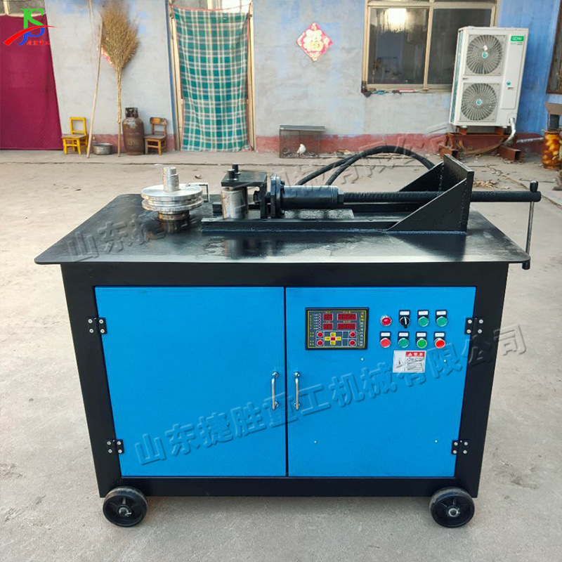 Pequeña máquina dobladora de tubos de plataforma CNC, máquina dobladora automática de agarre de tubos metálicos, equipo doblado de tubos hidráulico eléctrico