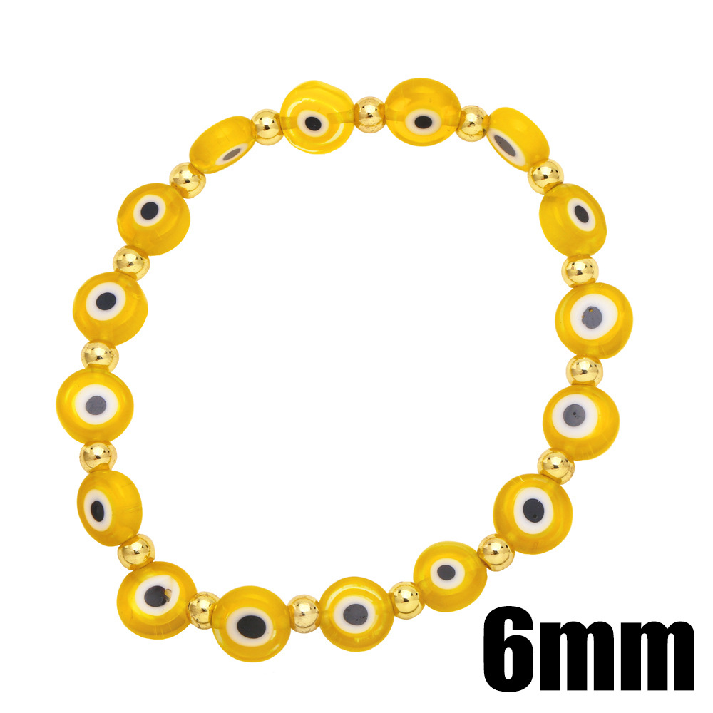 Fashion Resin Copper Eyes Bracelet Daily Unset Copper Bracelets display picture 15
