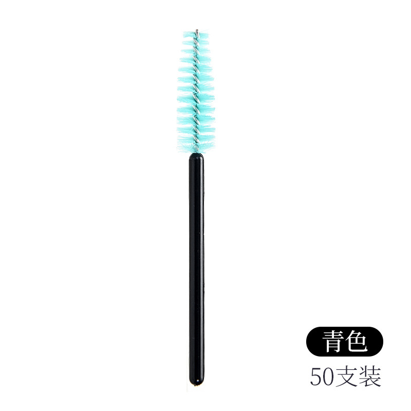 Nuevo cepillo de pestañas de nylon de barra corta, cepillo de pestañas de color, cepillo de pestañas de barra negra, herramienta de maquillaje de cepillo de pestañas universal portátil