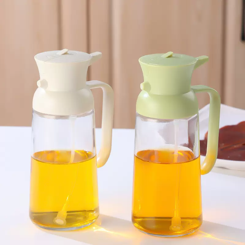 喷倒一体两用喷油壶喷油瓶雾化餐厅厨房玻璃瓶油壶油瓶现货批发厂