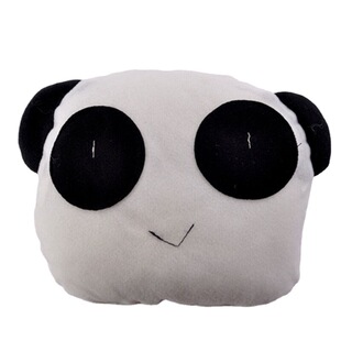 Cute cartoon panda pillow car supplies headrest neck pillow cushion pillow slip baby cushion backrest