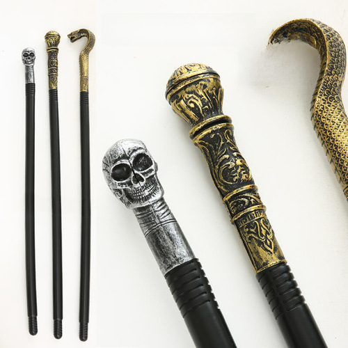 Dance party stage performance props Pharaoh's serpentine staff skull head stall factory direct sale King wizard staff