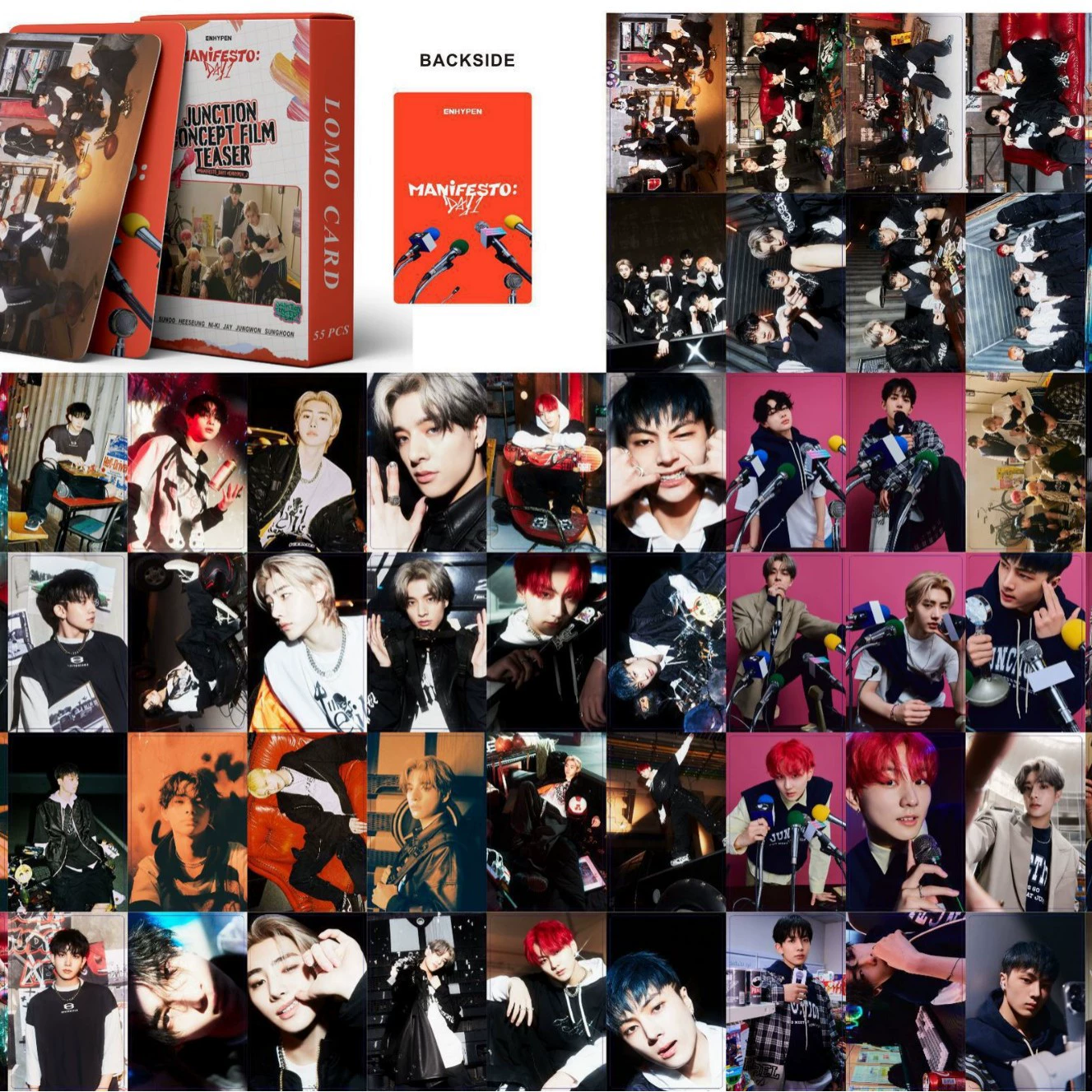 WZ общая цепь пятно 55 BTS STRAY KIDS INK TWICE открытка маленькая карточка LOMO карта