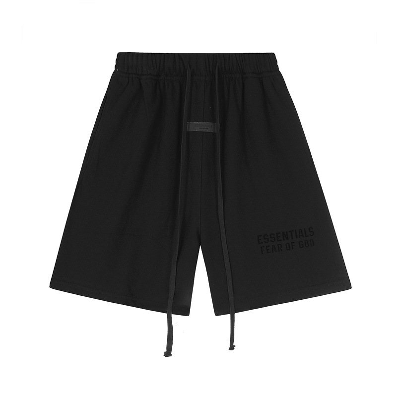 Pantalones cortos casuales FOG Essentials para hombre y mujer, pantalones cortos deportivos holgados de estilo urbano para parejas, pantalones cortos modernos de cinco puntos.