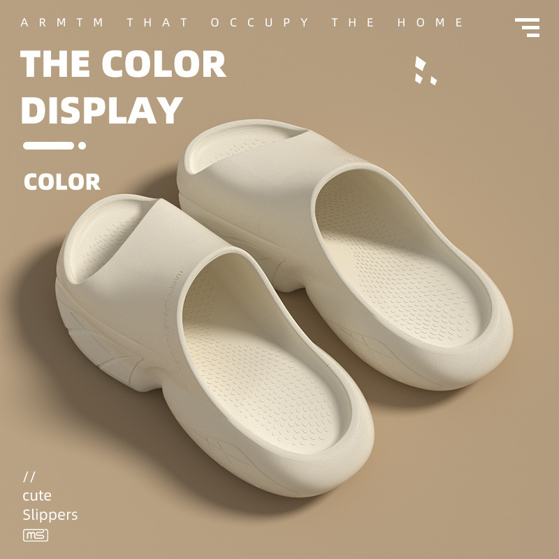 Thick-Soled Sandals for Men 2026 New Summer Fashion Outdoor High-Heeled Non-Slip Beach Height-Increasing Slippers