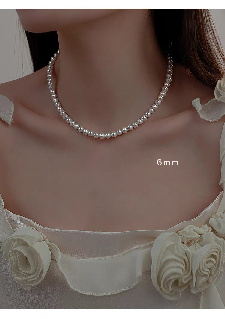 시지아 웜 화이트 펄 6mm