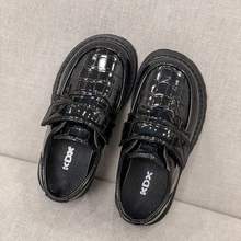 男童小皮鞋黑色英伦风2025春季单鞋儿童软底女童中大童演出鞋子潮