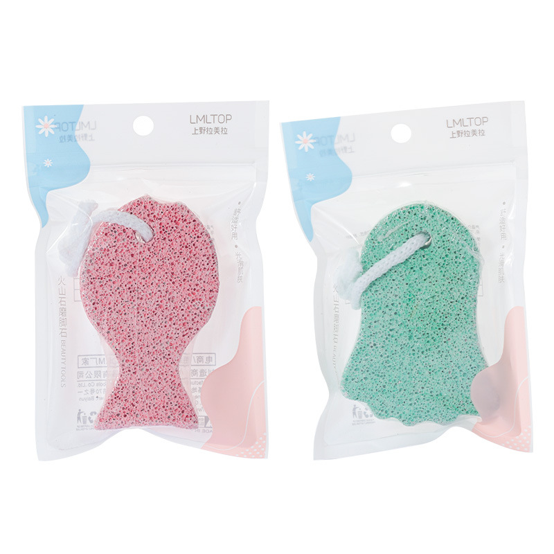 LMLTOP piedra volcánica piedra de molienda de doble cara herramienta de descamación talón molinillo C0374