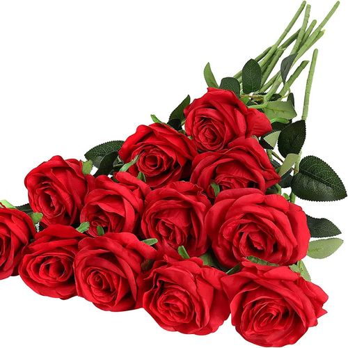 Simulated rose single silk fabric fake flower artificial flower wedding home auditorium decoration bouquet small Paris wholesale