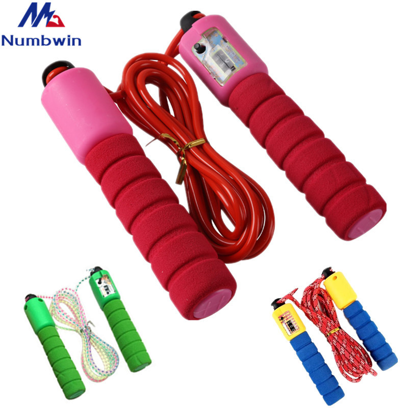 rubber Count skipping rope Sponge sets number skipping rope Middle school entrance examination match sports skipping rope adult children Bodybuilding skipping rope