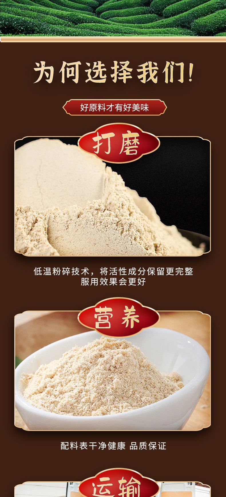 San Qi Powder 100g Bottle Notoginseng Root Fine Ground Herbal Powder for Daily Wellness quality and texture