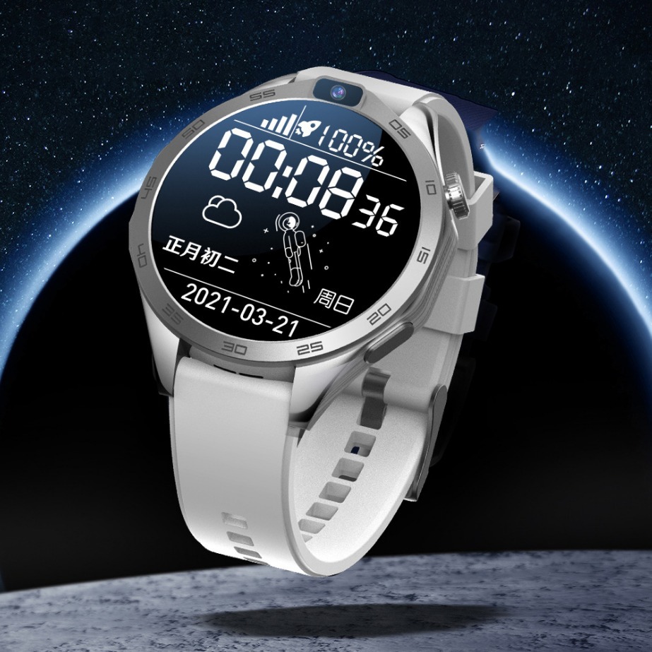 X11 round screen card phone watch 1.85 inch smart watch front and rear camera heart rate