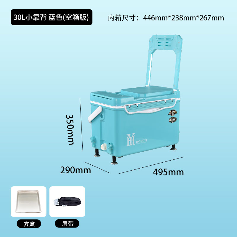 Маленькая спинка 30 л, синяя, версия с пустой коробкой