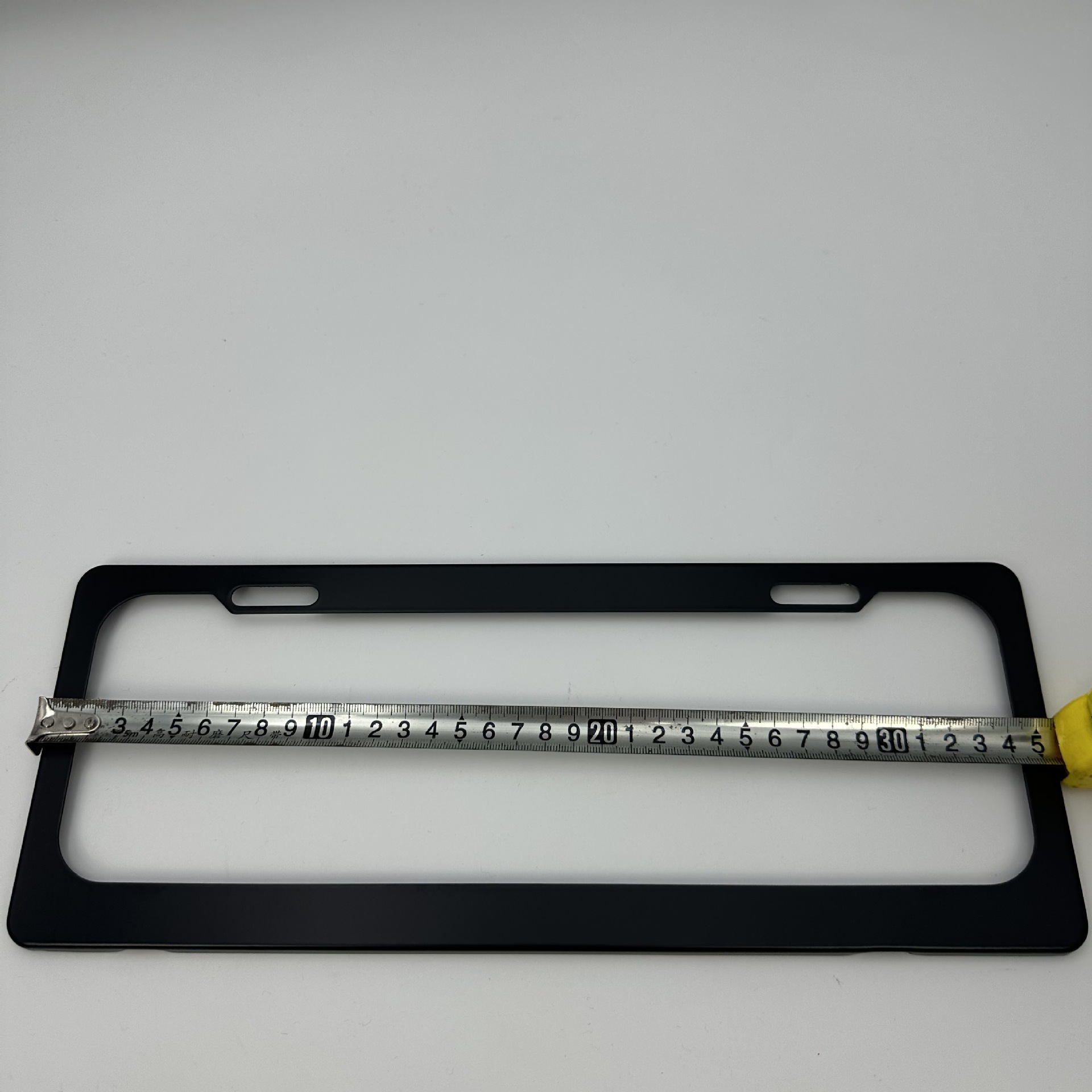 Solomon Islands Printed License Plate Frame Aluminum Alloy Narrow Edge Hollow Car License Plate Holder Foreign Trade Multi-Specification License Plate Frame
