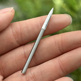 Нож-меч 3 мм, обоюдоострый нож для резьбы по дереву, электрический гравировальный инструмент, зубная машина, режущая головка, маркировка и гравировка, режущая головка для микрорезьбы