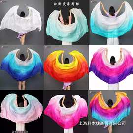 东方舞纱巾舞谪仙肚皮舞纱巾古典舞白色甩球手抛纱儿童大红垒德株