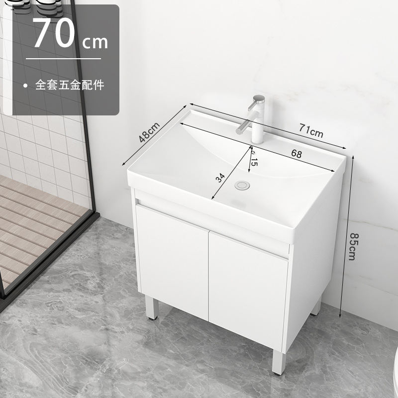 Gabinete de piso de 71cm + grifo